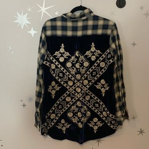 Western style flannel shirt